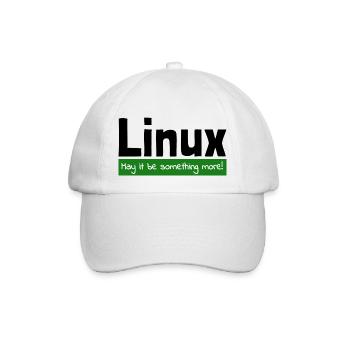 Linux Computer Computerarbeit witzige Sprüche Nerd - Baseballkappe - Weiß/Weiß - Vorne