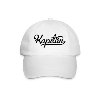 Kapitän - Baseballkappe - Weiß/Weiß - Vorne