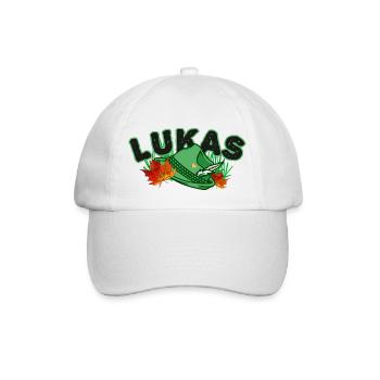 Lukas herbstlich - Baseballkappe - Weiß/Weiß - Vorne