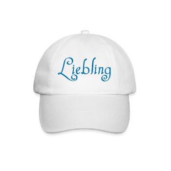 Liebling - Baseballkappe - Weiß/Weiß - Vorne