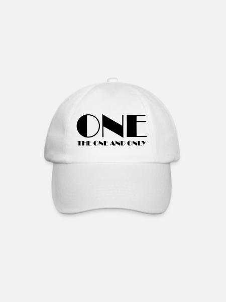 ONE - Baseballkappe - Weiß/Weiß