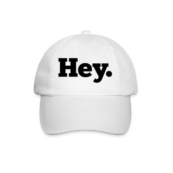 Hey - Baseballkappe - Weiß/Weiß - Vorne