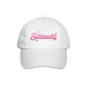 schnucki / Y2K-Design - Baseballkappe - Weiß/Weiß - Vorne