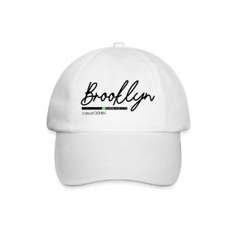 Minimalistische Gestaltung der Berglandschaft - Baseballkappe - Weiß/Weiß - Vorne