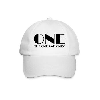 ONE - Baseballkappe - Weiß/Weiß - Vorne