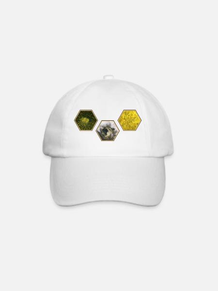 Siedler von Catan Hexagon Design - Baseballkappe - Weiß/Weiß