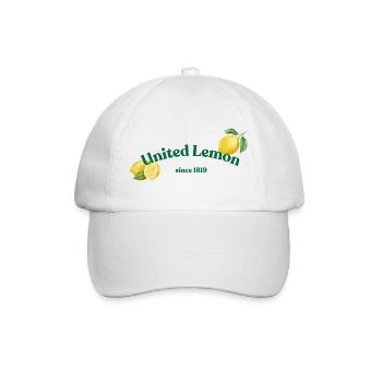United Lemon  - Baseballkappe - Weiß/Weiß - Vorne