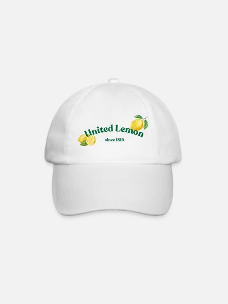 United Lemon  - Baseballkappe - Weiß/Weiß