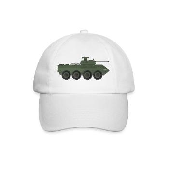 Militär-LKW - Baseballkappe - Weiß/Weiß - Vorne