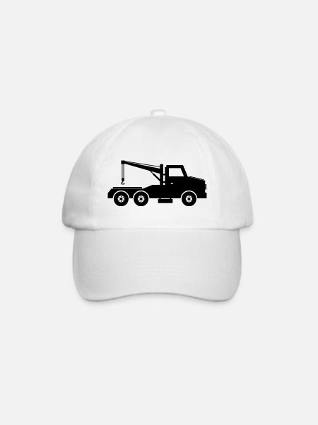 Abschleppwagen - Baseballkappe - Weiß/Weiß