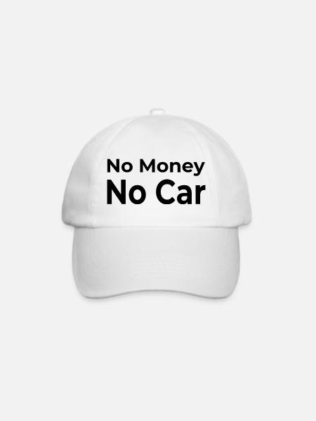 Auto - Baseballkappe - Weiß/Weiß