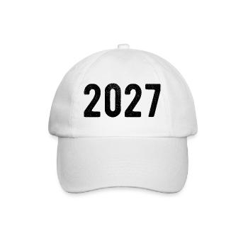 2027 - Baseballkappe - Weiß/Weiß - Vorne