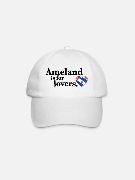 Ameland Lovers - Friesland II - Baseballkappe - Weiß/Weiß