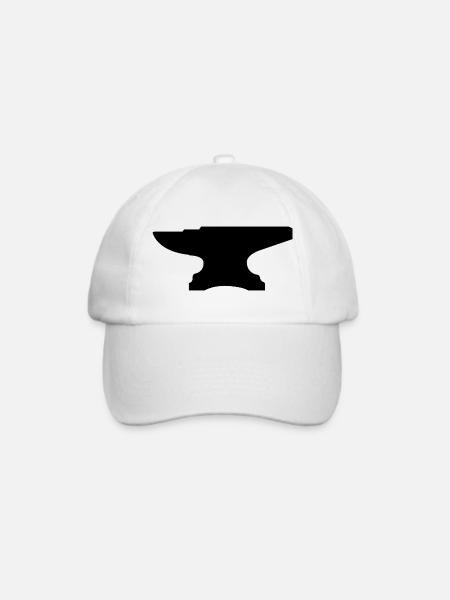 Amboss - Baseballkappe - Weiß/Weiß