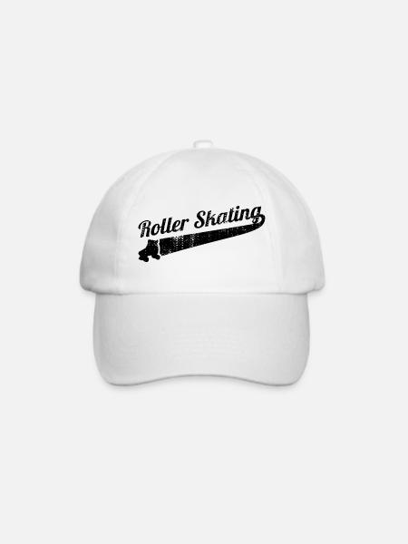 Rollschuhlaufen - Baseballkappe - Weiß/Weiß
