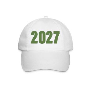 2027 - Baseballkappe - Weiß/Weiß - Vorne