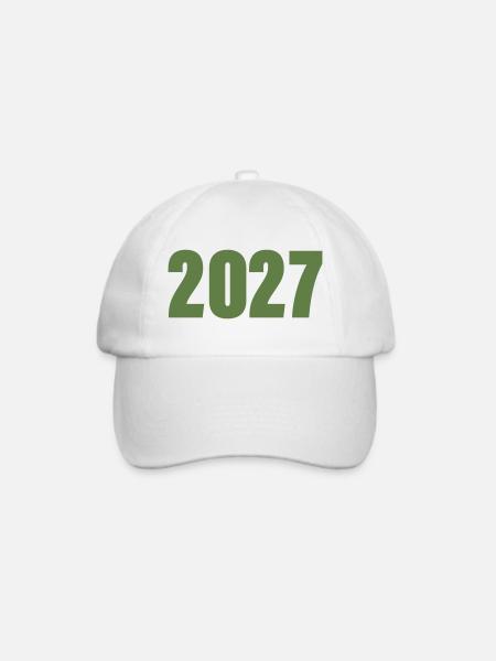 2027 - Baseballkappe - Weiß/Weiß
