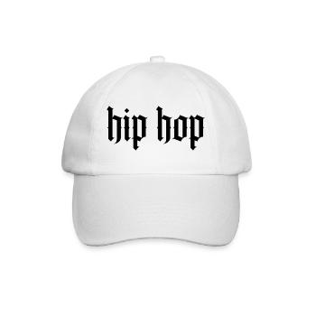 Gothic Hip-Hop - Baseballkappe - Weiß/Weiß - Vorne