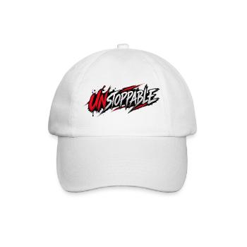 Unaufhaltsamer kühner Pinsel - Baseballkappe - Weiß/Weiß - Vorne