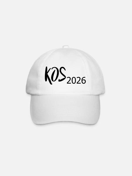 Kos_2026 - Baseballkappe - Weiß/Weiß