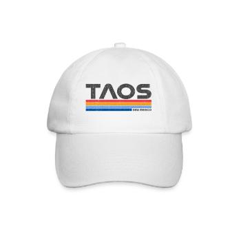 Taos - New Mexico - USA - Amerika - Ski Resort - Baseballkappe - Weiß/Weiß - Vorne