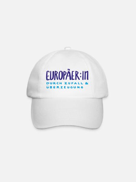 Europäer:in - Baseballkappe - Weiß/Weiß