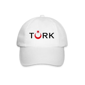 TÜRK - Baseballkappe - Weiß/Weiß - Vorne