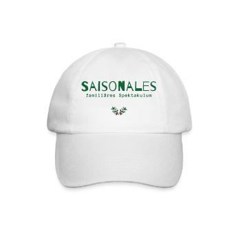 Saisonales Familiäres Spektakulum – Weihnachten - Baseballkappe - Weiß/Weiß - Vorne