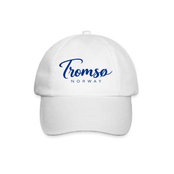 Tromso - Norway - Norwegen - Norge - Baseballkappe - Weiß/Weiß - Vorne