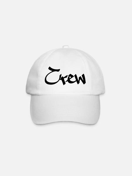 Crew - Baseballkappe - Weiß/Weiß