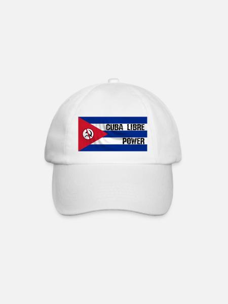 cuba - Baseballkappe - Weiß/Weiß