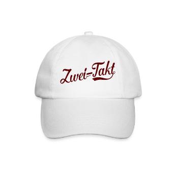 zweitakt / 2takt Schriftzug - Baseballkappe - Weiß/Weiß - Vorne