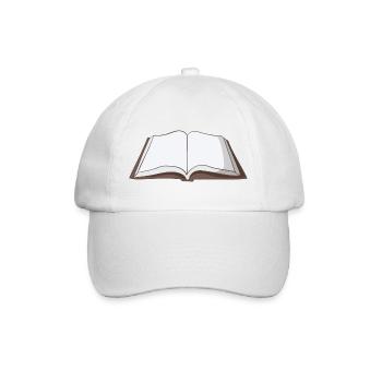 Buch - Baseballkappe - Weiß/Weiß - Vorne