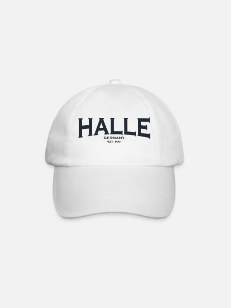 Halle - Baseballkappe - Weiß/Weiß
