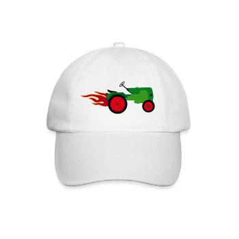 Trecker - Baseballkappe - Weiß/Weiß - Vorne