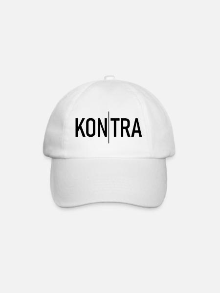 Kontra - Baseballkappe - Weiß/Weiß
