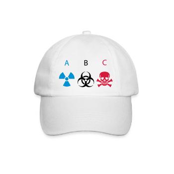 ABC - Atomic Biological Chemical - Baseballkappe - Weiß/Weiß - Vorne