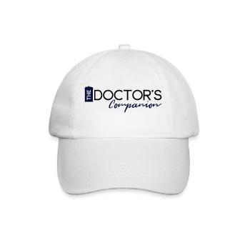 Begleiter des Doktors - Baseballkappe - Weiß/Weiß - Vorne