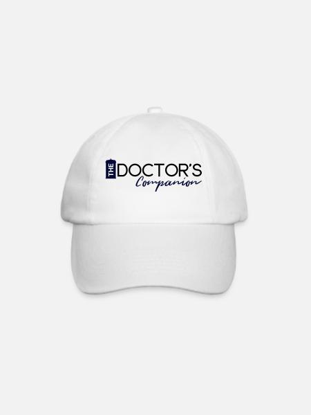 Begleiter des Doktors - Baseballkappe - Weiß/Weiß