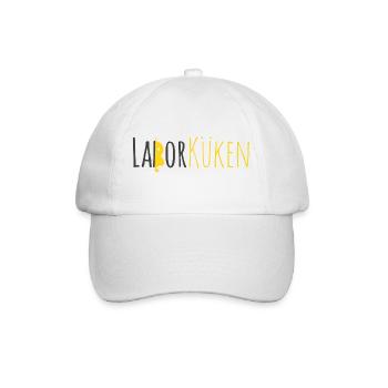 Labor Küken #1 - Baseballkappe - Weiß/Weiß - Vorne