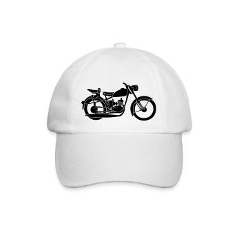 RT MZ Motorrad - Baseballkappe - Weiß/Weiß - Vorne