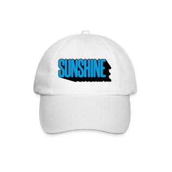 Sunshine - Baseballkappe - Weiß/Weiß - Vorne