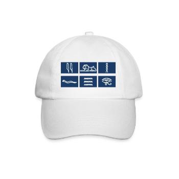 NUR VERBINDEN - Baseballkappe - Weiß/Weiß - Vorne