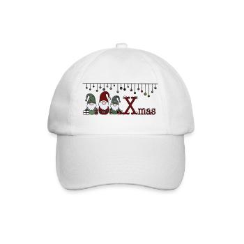 Xmas wichtel - Baseballkappe - Weiß/Weiß - Vorne