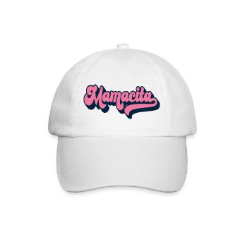 Mamacita Muttertag Geschenk Spanische Mutter Frauen - Baseballkappe - Weiß/Weiß - Vorne