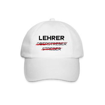 LEHRER LEHRAMT STUDIUM SCHULE - Baseballkappe - Weiß/Weiß - Vorne