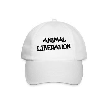 Animal Liberation - Baseballkappe - Weiß/Weiß - Vorne