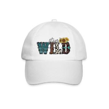 Country Musik ländlich Landei Countrymusiker Mom - Baseballkappe - Weiß/Weiß - Vorne