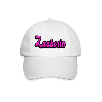 Zauberin Design - Baseballkappe - Weiß/Weiß - Vorne