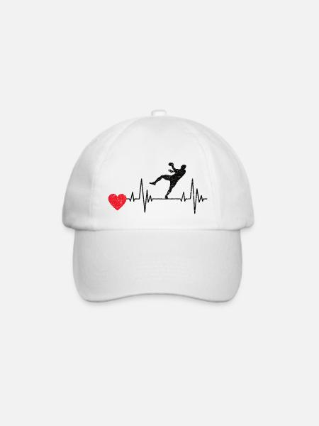 Handballverein Handballspieler Handball Handballer - Baseballkappe - Weiß/Weiß